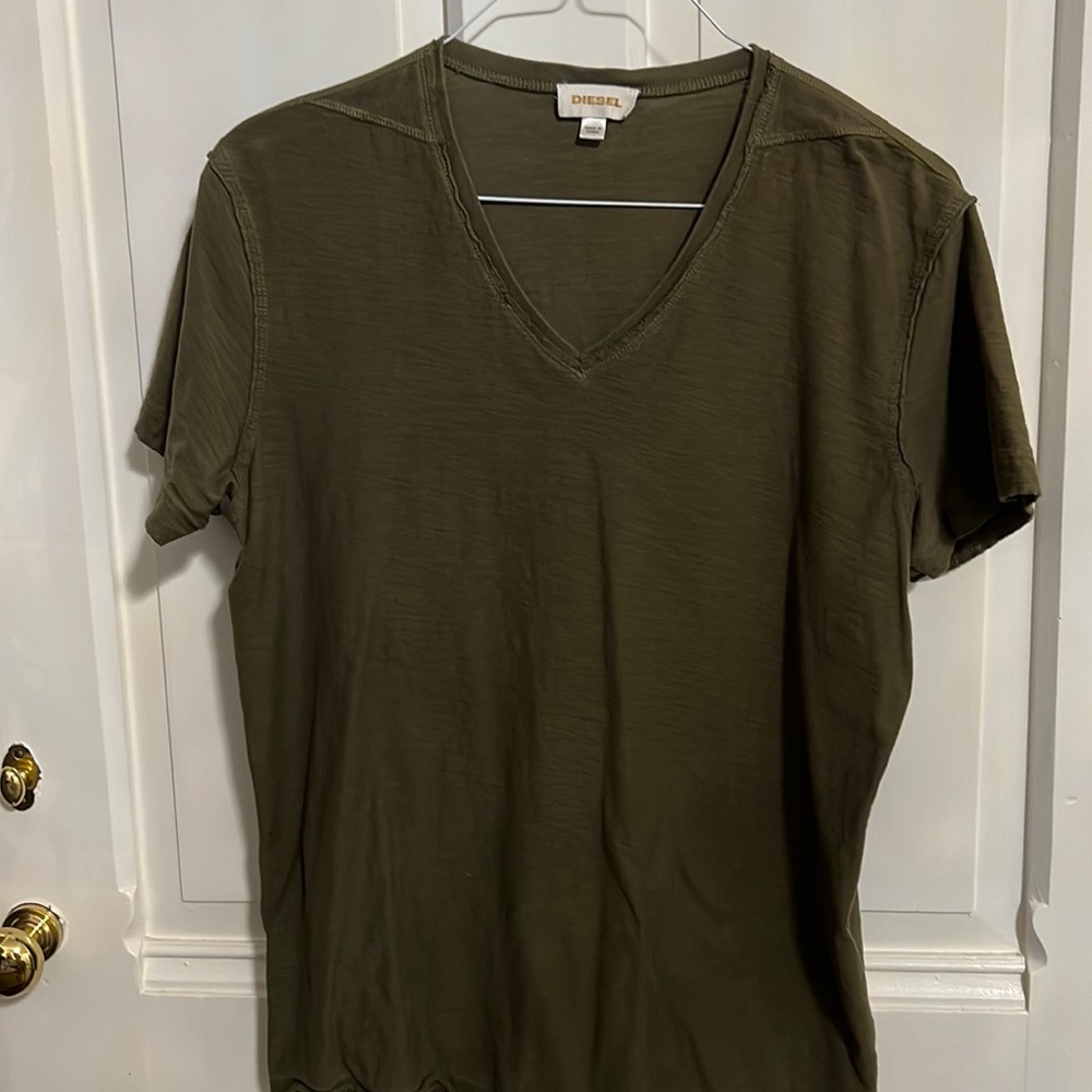 Diesel men’s t-shirt, army green, size XL